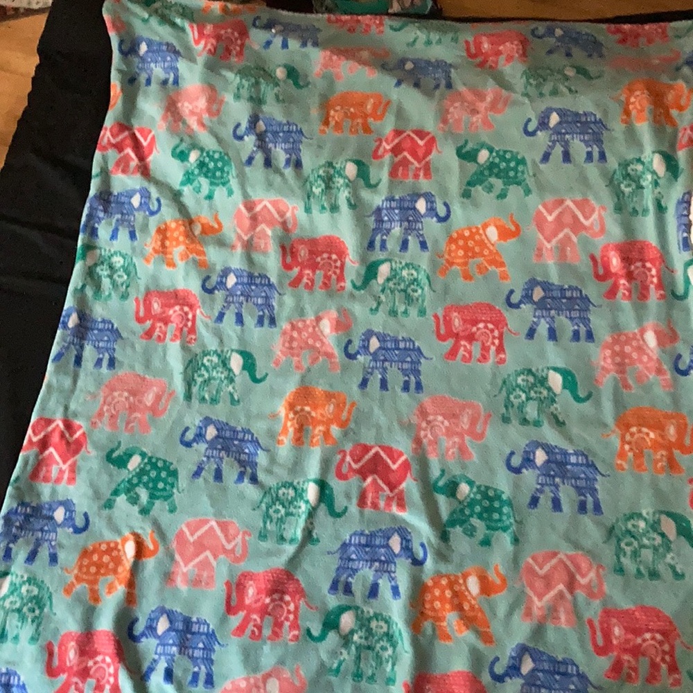 Baby Blue Elephant Blanket 🦋💙